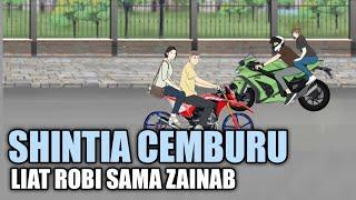 SHINTIA CEMBURU LIAT ROBI SAMA ZAINAB - Animasi Sekolah