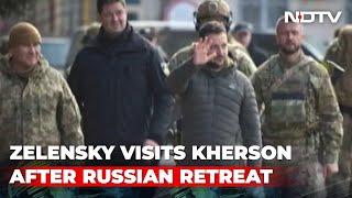 Ukraine President Zelensky Visits Kherson After Russian Troops Withdraw  The News