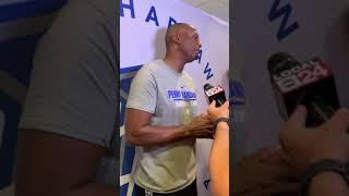 Memphis Tigers Head Basketball Coach talks to media about Summer practices