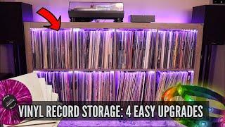 VINYL RECORD STORAGE - 4 easy upgrades