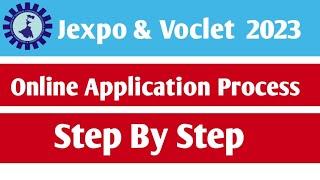 Jexpo 2023 Online  Application Process Step by Step  #jexpo2023onlineapplicationprocessstepbystep