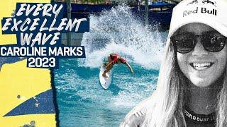 Every Excellent Wave From World Champ Caroline Marks 2023 WSL Championship Tour Campaign