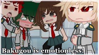 Bakugou is emotionless?  BkDk  BNHAMHA