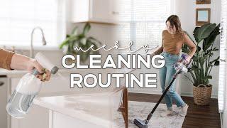 My Weekly CLEANING & TIDYING Routine   Tidy Home Habits Cleaning Motivation & Whole Home Reset