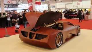 Splinter the Wooden Supercar Essen Motorshow 2015 walkaround