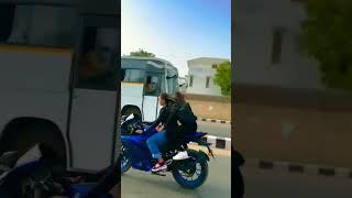 desi girl   indian girls riders    girls  riding  girls riding bike in india  girls #shorts