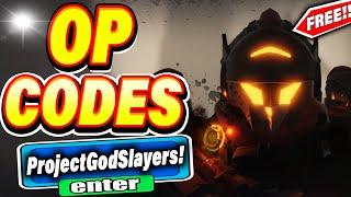 ALL NEW *SECRET CODES* IN ROBLOX PROJECT GOD SLAYERS new codes in roblox Project God Slayers  NEW