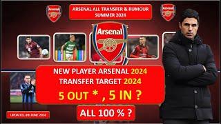  ARSENAL LATEST TRANSFER NEWS SUMMER 2024 - Targets Signings & Rumours - Arsenal Transfer News