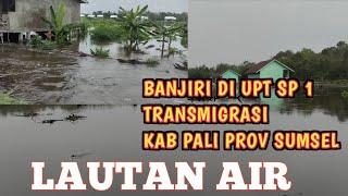 BANJIR DI TRANSMIGRASI TEMPIRAI SELATAN KAB PALI PROV SUMSEL