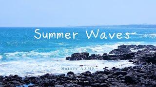  ASMR Nature Sound 8 hours  Summer sea sounds cool wave sounds seascape Summer waves