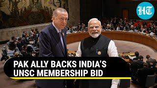 Turkey’s Erdogan Backs India’s UNSC Permanent Membership Bid ‘World Bigger Than Five…’  Watch