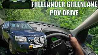 Land Rover Freelander 2 greenlaning off road POV drive in UK