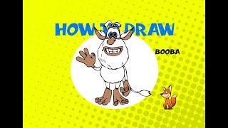 How to draw Booba - DRAWING LESSON - LEARN TO DRAW - ART