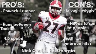 Brocks Draft Profile - Nick Chubb RB Georgia