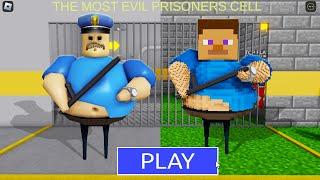 NEW UPDATE MINECRAFT BARRY Vs ROBLOX BARRY in BARRYS PRISON RUN New Scary Obby #Roblox