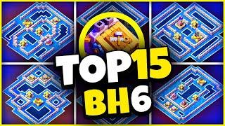 NEW TOP 15 BH6 TROPHY BASES WITH COPY LINK  BEST BUILDER HALL 10 Bases Clash of Clans