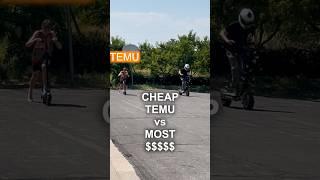 Cheap $150 TEMU E-scooter vs $6000 Dualtron