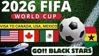 FIFA WORLD CUP  USA CANADA MEXICO  GET YOUR VISA