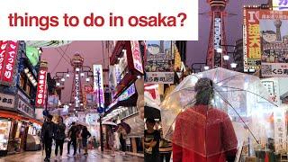 THINGS TO DO IN OSAKA JAPAN? Explore Shinsekai and Tsutenkaku Tower