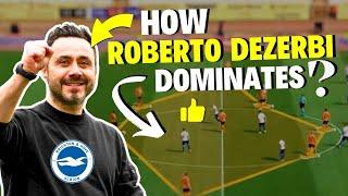 How Brighton Dominates Every Game  Roberto De Zerbis Tactical Mastery  Football Analysis 2023