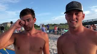 Upper Township Bay Race - Kyle Rumaker- Ryan Fisher after victory