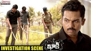 Karthi Blockbuster Movie Investigation Scene  Khakee Movie Scene  Kharthi Rakul  H.Vinoth