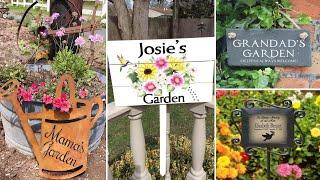 33+ Adorable Garden Sign Ideas to Make Your Outdoor More Charming  DIY Gardening