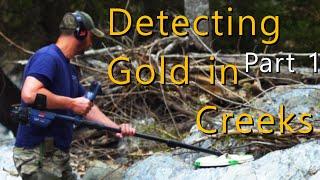 Gold Detecting - How we use metal detectors for gold prospecting - Part 1 - Goldwaschen Minelab