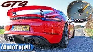 Porsche 718 Cayman GT4 ACCELERATION 100-200kmh & EXHAUST SOUND by AutoTopNL