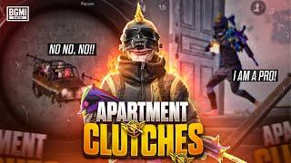 INTENSE FIGHTS  BGMI FASTEST CLUTCHES IN Apartments FT. PRO PLAYER ACE LOBBY GAMEPLAY