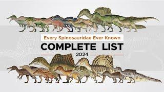 Every Spinosaurid explained.