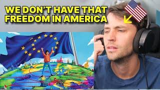 American reacts to Your Rights as a European