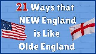 British Influence in America Comparing Old England vs New England #anglophile #britishculture