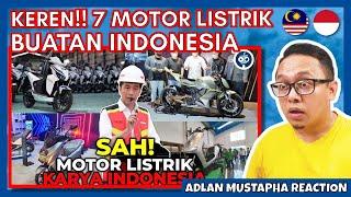  MOTOR LISTRIK BUATAN INDONESIA‼️   MALAYSIA REACTION