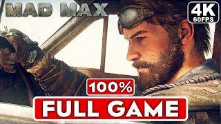 MAD MAX Gameplay Walkthrough FULL GAME 4K 60FPS PC ULTRA - No Commentary