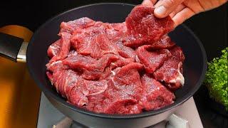 Tender beef in 5 minutes The Chinese secret to softening the toughest beef. Delicious on the table