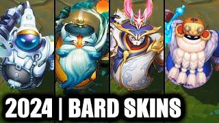 ALL BARD SKINS SPOTLIGHT 2024  League of Legends