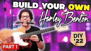 How to Build a Kit Guitar without Expensive Tools or Soldering - #DIYKitChallenge22 - Harley Benton