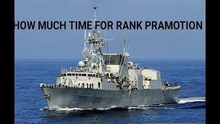 Marchant navy -ll How much time for Rank promotion ?