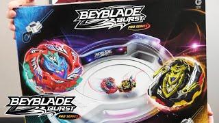 Beyblade Burst Pro Series ELITE CHAMPIONS PRO SET Unboxing & Test Battles