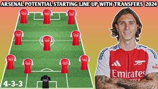 HOW WILL ARSENAL LINE UP NEXT SEASON WITH CONFIRMED TRANSFERS & RUMOURS FT CALAFIORI