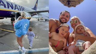 OUR FIRST HOLIDAY AS A FAMILY OF 4  Travel Vlog