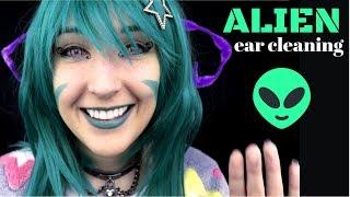 ASMR - ALIEN EAR CLEANING  Removing Mind Control Bugs from Your Ears  Fay the Friendly Alien 
