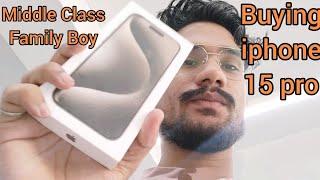 Buying iphone 15 pro from unicorn middle Class boy  iPhone 15 pro review