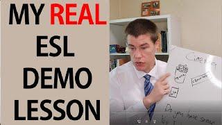 Real ESL Demo Lesson