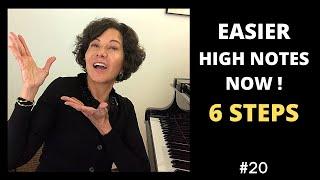 How to Stop Straining on High Notes  6 STEPS Right Here