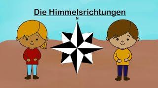 Lernvideo 1 Die Himmelsrichtungen  HSU Grundschule