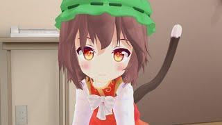 touhou chen meows 