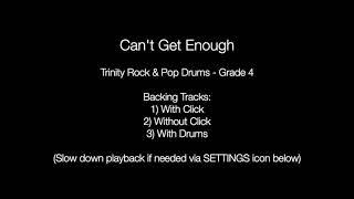Cant Get Enough by Bad Company - Backing Track for Drums Trinity Rock & Pop - Grade 4