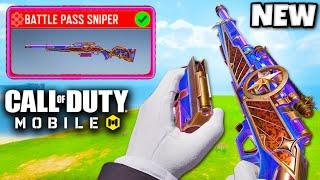 NEW BATTLE PASS SNIPER  COD MOBILE